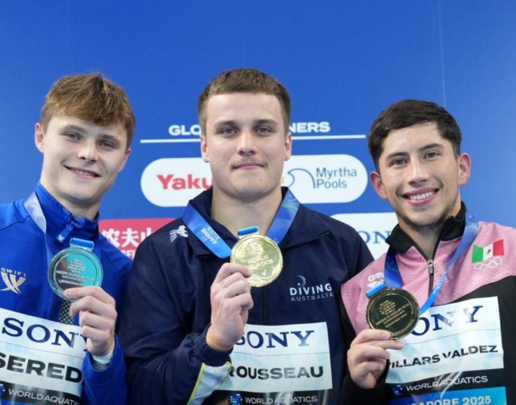 Rosaritense Randal Willars conquista bronce en Singapur y reafirma su lugar en la élite de los clavados