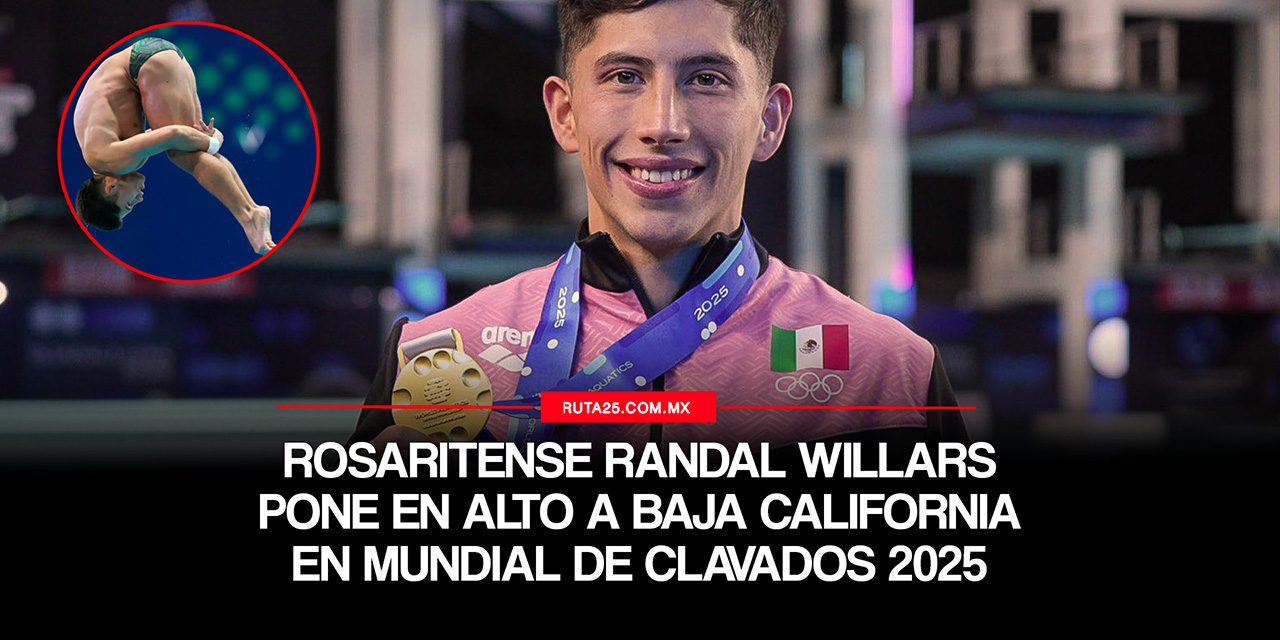 Rosaritense Randal Willars se pone en alto a BC en Mundial de Clavados
