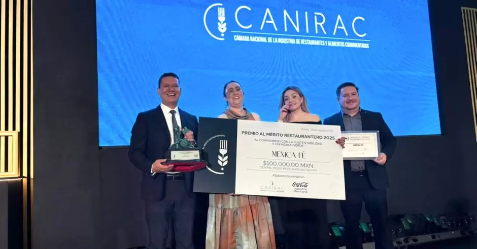 La industria gastronómica mexicana se vistió de gala en la 34ª edición del Premio al Mérito Restaurantero