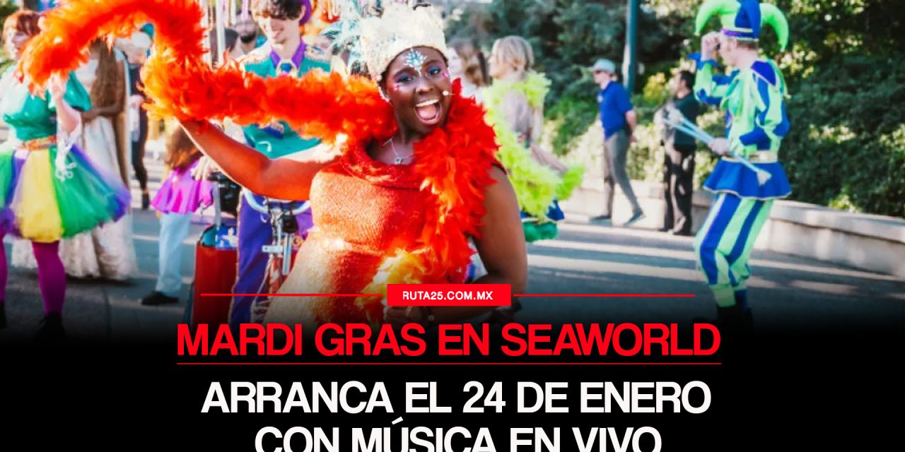 SeaWorld enciende el Mardi Gras 2026: ¡Música, fiesta y sabores desde el 24 de enero!