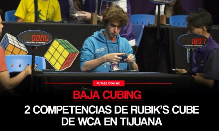 ¡Tijuana gira a toda velocidad! Baja Cubing trae dos torneos de Cubo Rubik de WCA épicos a El Trompo.
