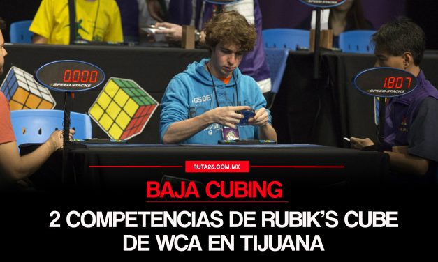 ¡Tijuana gira a toda velocidad! Baja Cubing trae dos torneos de Cubo Rubik de WCA épicos a El Trompo.